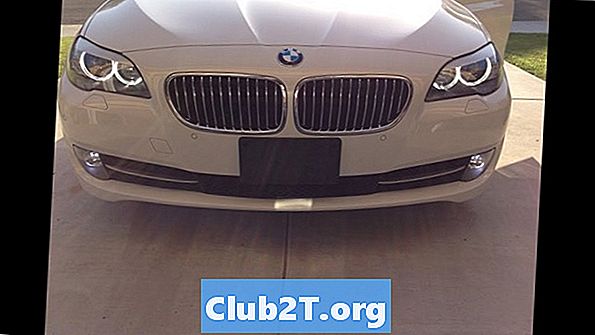 Tabulka velikostí žárovky BMW 528i 2014