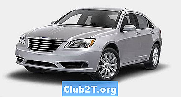 2014 Chrysler 200 automobiļu spuldzes izmēri