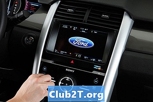 2014 Ford Edge Car Audio Проводная схема