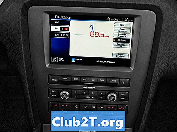 2014 Ford Mustang avtomobilski stereo ožičenje