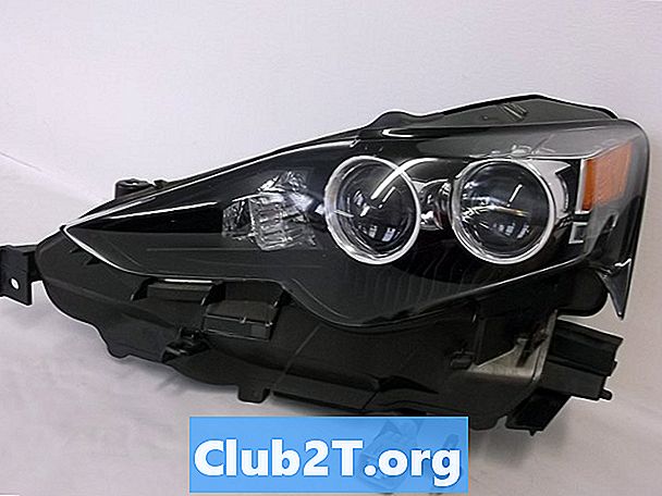 Information sur les tailles d'ampoule Lexus IS250 2014