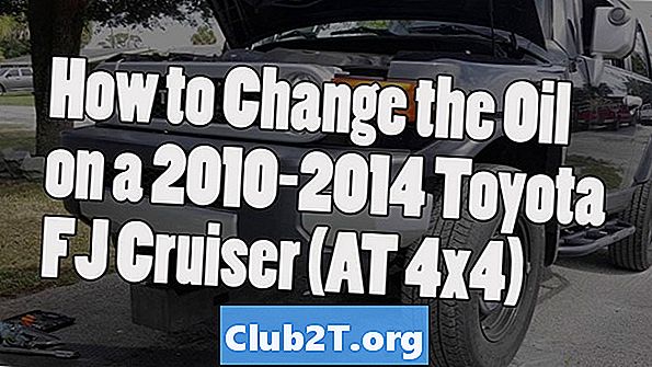 2014 Toyota FJ Cruiser Ändra glödlampans storlekskarta