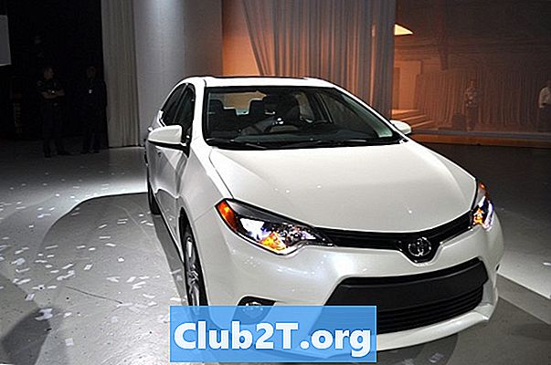 Guía de cableado de seguridad del auto Toyota Prius 2014
