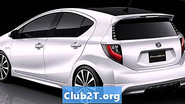 2014 Toyota Prius C automašīnu spuldzes izmēra informācija