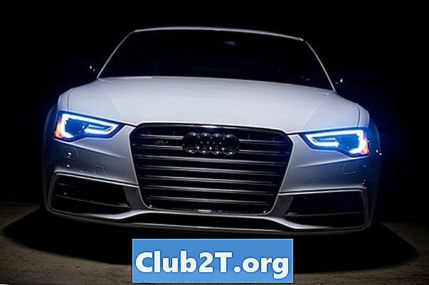 2015 Audi A7 žarulje veličine tablice