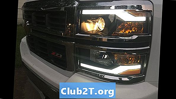 Размеры замены лампочки Chevrolet Suburban 2015