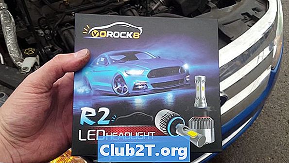 Tabulka velikostí žárovky Ford Edge pro rok 2015