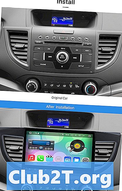 2015 Honda CRV Stereo Sprievodca inštaláciou