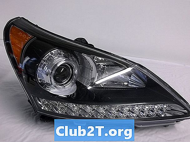 2011 m. Hyundai Equus Light Bulb dydžio informacija