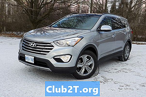 2015 Hyundai Santa Fe XL spuldzes izmēri