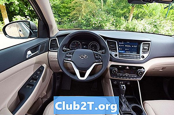 2015 Hyundai Tucson Rozmery žiarovky do auta