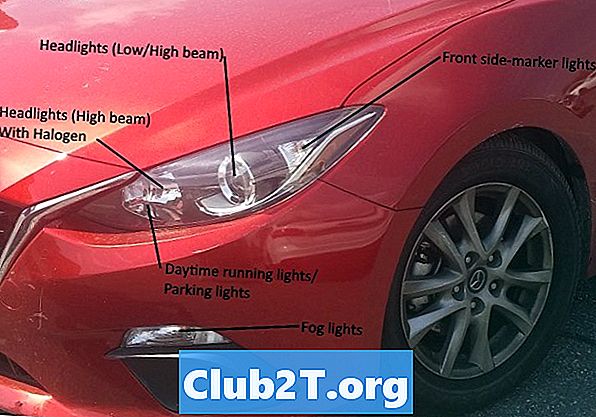 2015 Mazda 3 glödlampor