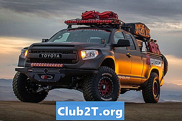 Toyota Sequoia 2015 Ersetzen Sie die Größentabelle für Glühlampen