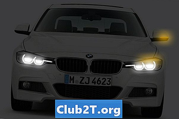 2016 BMW X5 villanykörte méret diagram