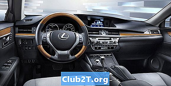 2016 Lexus ES350 autode turvaseadmete installimise juhend