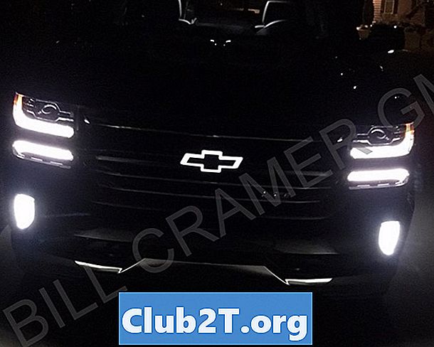 2017 Chevrolet Camaro Wymień przewodnik po żarówkach