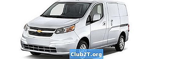 2017 Chevrolet City Express valguslambi suurused