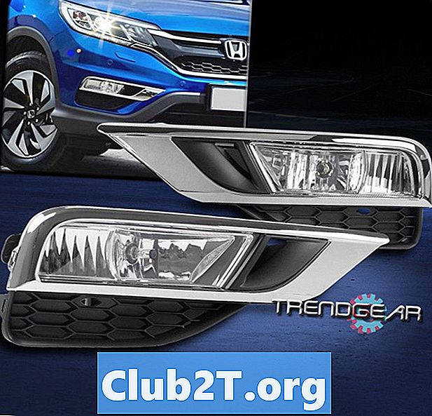 Tableau des tailles des ampoules Honda CRV 2017