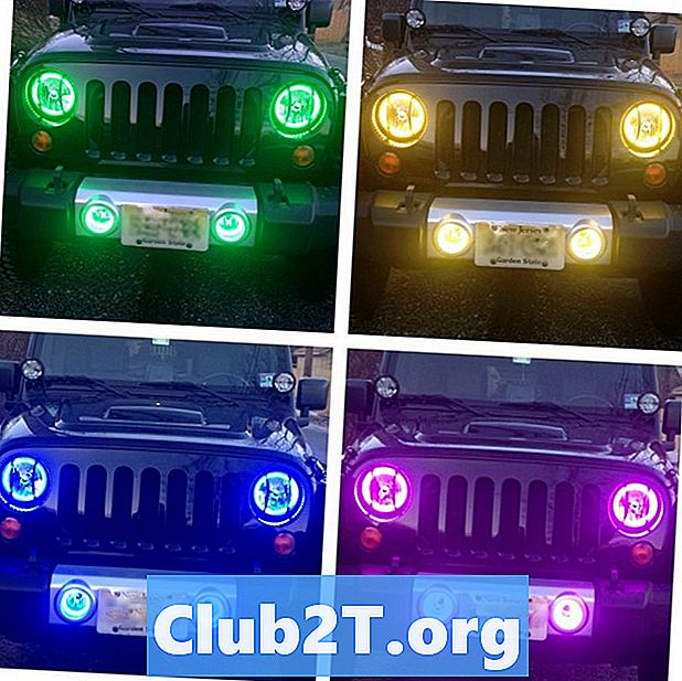 2017 Jeep Wrangler Зміна розмірів лампочки