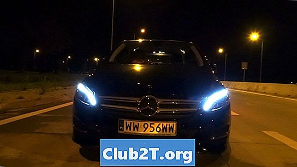 2017 Mercedes B250 automašīnu gaismas spuldzes izmēri