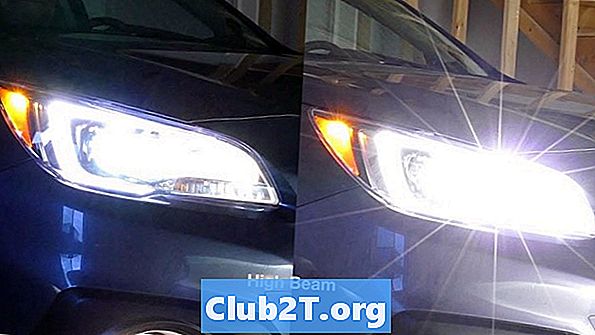 2017 Subaru Legacy asendage lampide suuruse juhend