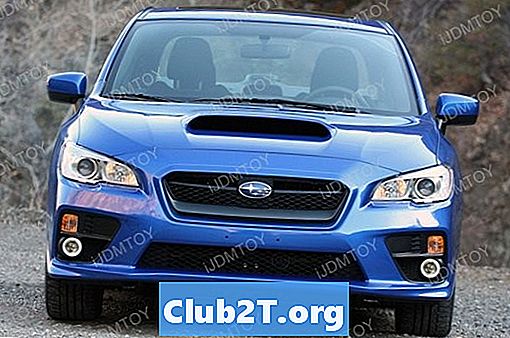 2017 Subaru WRX Informacije o velikosti žarnice