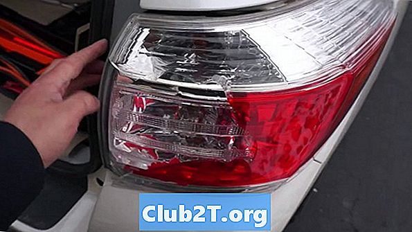 2017 Toyota Highlander Light Bulb Storlekar
