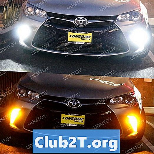 2018 Toyota Camry Glühlampengrößen