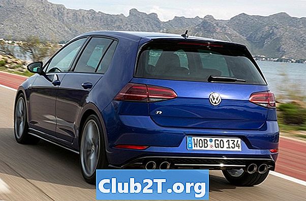 2018 Volkswagen Golf R Bytt lyspære størrelser